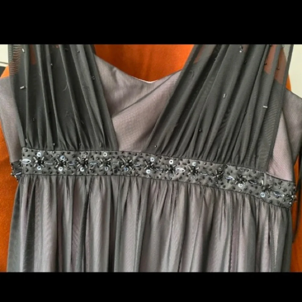 Black/ dark grey prom dress, comment for any details wanted! - Picture 2 of 5